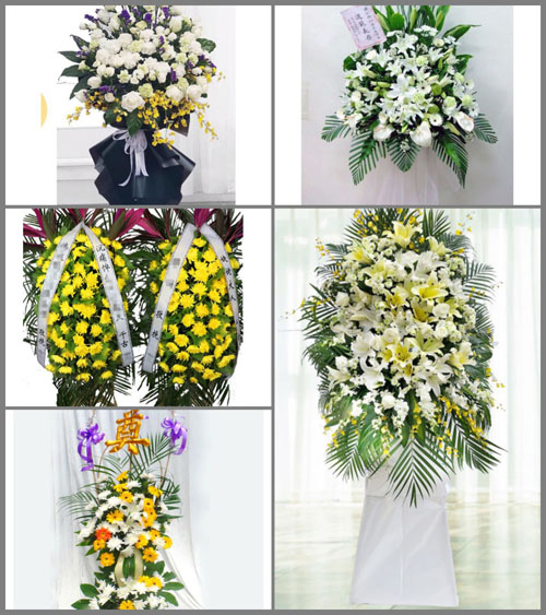 河北承德平泉县松树台乡白事花篮预定